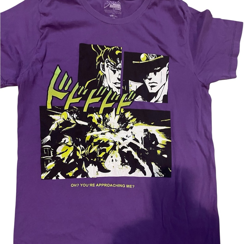 Jojo's Bizarre Adventure Mens T-Shirt - Oh You're Approaching Me Sequence size M